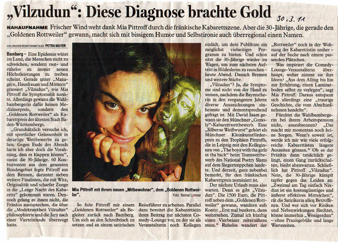 Vilzudun: die Diagnose brachte Gold